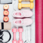 Different types of workout equipment.
