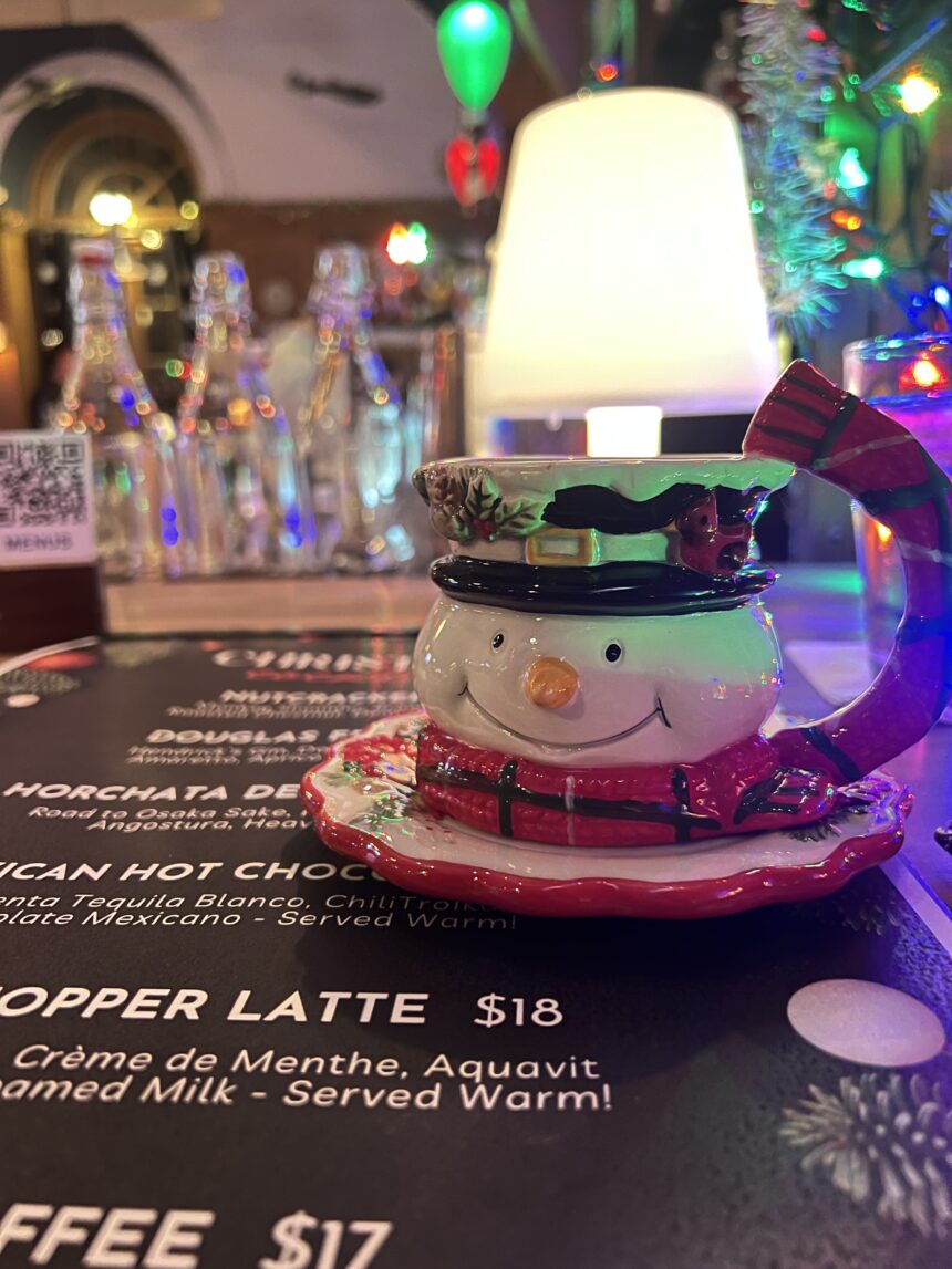 Holiday Bucket List Blog Image of a holiday cocktail